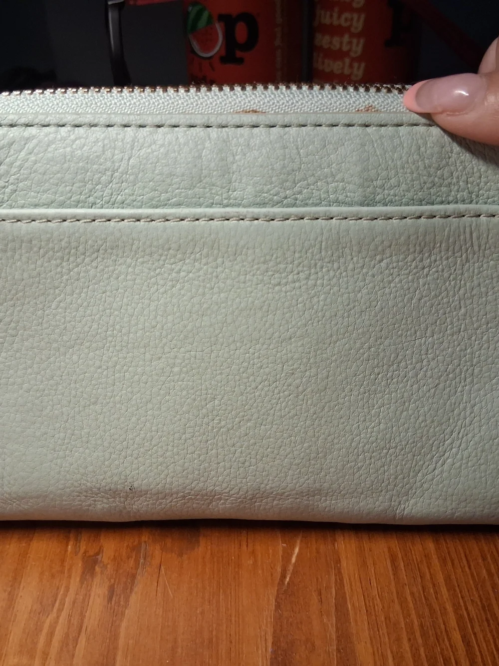 KATE SPADE ♠️ Light Mint Quilted Zip-Around Wallet